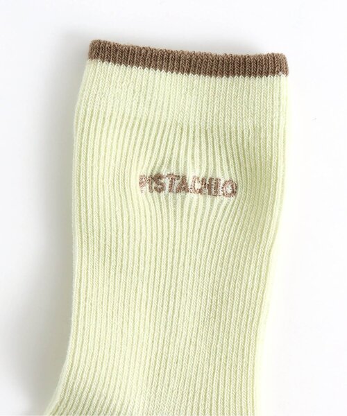 apres les cours(アプレレクール)の「シンプルロゴ ソックス(ソックス/靴下・キッズ・ブラウン/サックスブルー/レッド/ミント・15 /12/18/21)」の8枚目の写真