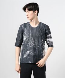 TORNADO MART | TORNADO MART∴プリーツプリント５分袖カットソー(Tシャツ/カットソー)