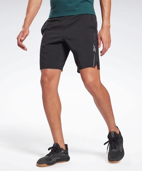Reebok（リーボック）の「エピック ライトウェイト ショーツ / Epic Lightweight Shorts（その他パンツ・メンズ・ブラック/ネイビー/グリーン・SMALL/MEDIUM/LARGE/X-LARGE/XX-LARGE/X-SMALL/XXX-LARGE）」の2枚目の写真