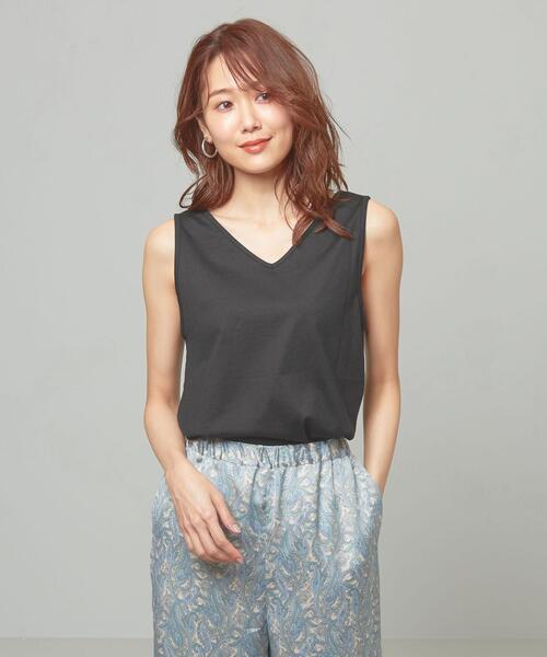 closet story(クローゼットストーリー)の「<closet story>2WAY ホールド タンクトップ(タンクトップ・レディース・ライトピンク/ブラック/ベージュ/ホワイト・M/S)」の3枚目の写真