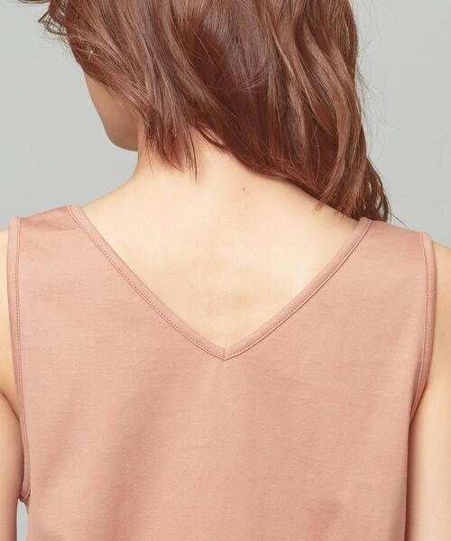 closet story(クローゼットストーリー)の「<closet story>2WAY ホールド タンクトップ(タンクトップ・レディース・ライトピンク/ブラック/ベージュ/ホワイト・M/S)」の5枚目の写真