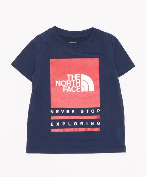 THE NORTH FACE（ザノースフェイス）の「THE NORTH FACE/ザ・ノース・フェイス/S/S TNF BUG FREE T/ショートスリーブTNFバグフリーティー/KIDS/ﾄｯﾌﾟｽ/NTJ12135/s/s tnf bug free t（Tシャツ/カットソー・キッズ・ネイビー/ホワイト/オリーブ/グレー・140cm/120cm/100cm/150cm/110cm/130cm）」の4枚目の写真