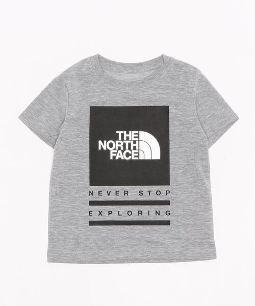 THE NORTH FACE（ザノースフェイス）の「THE NORTH FACE/ザ・ノース・フェイス/S/S TNF BUG FREE T/ショートスリーブTNFバグフリーティー/KIDS/ﾄｯﾌﾟｽ/NTJ12135/s/s tnf bug free t（Tシャツ/カットソー・キッズ・ネイビー/ホワイト/オリーブ/グレー・140cm/120cm/100cm/150cm/110cm/130cm）」の2枚目の写真