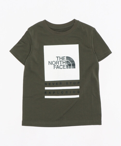 THE NORTH FACE（ザノースフェイス）の「THE NORTH FACE/ザ・ノース・フェイス/S/S TNF BUG FREE T/ショートスリーブTNFバグフリーティー/KIDS/ﾄｯﾌﾟｽ/NTJ12135/s/s tnf bug free t（Tシャツ/カットソー・キッズ・ネイビー/ホワイト/オリーブ/グレー・140cm/120cm/100cm/150cm/110cm/130cm）」の3枚目の写真