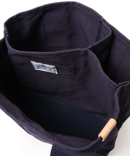 LBC（エルビーシー）の「※非※キャンバス仕切りミニトートバッグ（トートバッグ・レディース・ブラック/ベージュ/ネイビー/イエロー/カーキブラウン・FREE）」の6枚目の写真