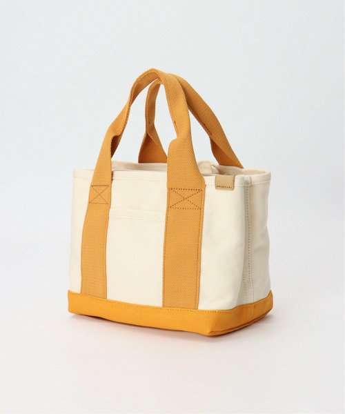 LBC（エルビーシー）の「※非※キャンバス仕切りミニトートバッグ（トートバッグ・レディース・ブラック/ベージュ/ネイビー/イエロー/カーキブラウン・FREE）」の10枚目の写真