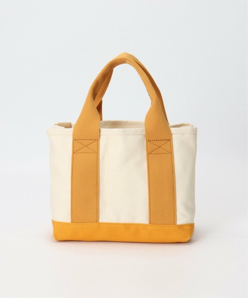 LBC（エルビーシー）の「※非※キャンバス仕切りミニトートバッグ（トートバッグ・レディース・ブラック/ベージュ/ネイビー/イエロー/カーキブラウン・FREE）」の11枚目の写真