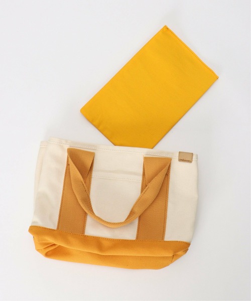 LBC（エルビーシー）の「※非※キャンバス仕切りミニトートバッグ（トートバッグ・レディース・ブラック/ベージュ/ネイビー/イエロー/カーキブラウン・FREE）」の18枚目の写真