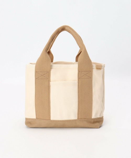 LBC（エルビーシー）の「※非※キャンバス仕切りミニトートバッグ（トートバッグ・レディース・ブラック/ベージュ/ネイビー/イエロー/カーキブラウン・FREE）」の21枚目の写真