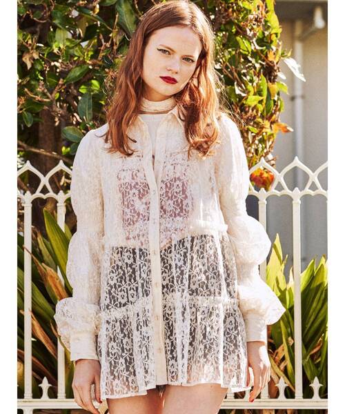 新品ジュディJUDYチュニックブラウス9~11レースティアード¥36.300 新品ジュディJUDYチュニックブラウス9~11レースティアード¥36.300