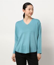 Green　Parks | ミラノリブVネックニットプルオーバー(ニット/セーター)