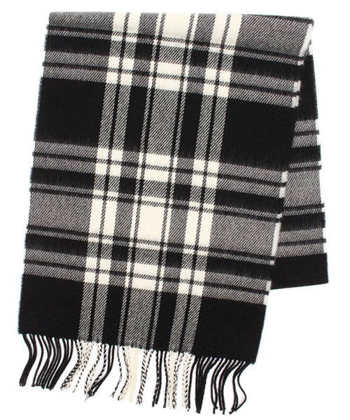 WEGO（ウィゴー）の「WEGO/チェックマフラー（マフラー・メンズ・ワイン/グレー/グリーン/ブルー/ピンク/レッド/レッド系その他/ホワイト/ホワイト系その他/ブラック・FREE）」の16枚目の写真