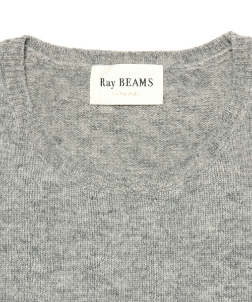 Ray BEAMS（レイビームス）の「Ray BEAMS / 裾切り替え ニットロングワンピース（ワンピース・レディース・シルバー/ネイビー・ONE SIZE）」の7枚目の写真