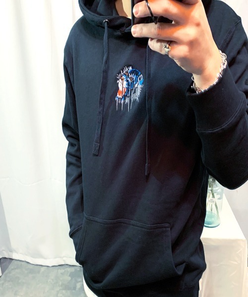 WESTBOY(ウエストボーイ)の「【NEVEREVERBAD × SHISHUMANIA】SHISHUMANIA Collaboration Hoodie NV21S04TP(パーカー・メンズ・ブルー・L/XL)」の8枚目の写真