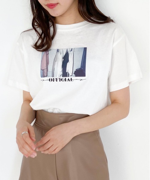 EPIMI E'PIMMY（エピミエピミー）の「アソートモノトーンT（Tシャツ/カットソー・レディース・ホワイト/ブラック/オフホワイト/ホワイト系その他/ブラック系その他/グレー系その他・MEDIUM）」の2枚目の写真