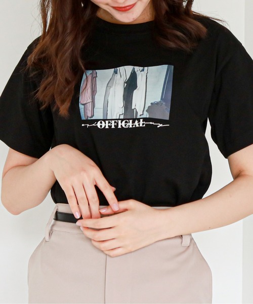 EPIMI E'PIMMY（エピミエピミー）の「アソートモノトーンT（Tシャツ/カットソー・レディース・ホワイト/ブラック/オフホワイト/ホワイト系その他/ブラック系その他/グレー系その他・MEDIUM）」の12枚目の写真