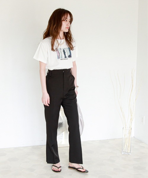 EPIMI E'PIMMY（エピミエピミー）の「アソートモノトーンT（Tシャツ/カットソー・レディース・ホワイト/ブラック/オフホワイト/ホワイト系その他/ブラック系その他/グレー系その他・MEDIUM）」の7枚目の写真