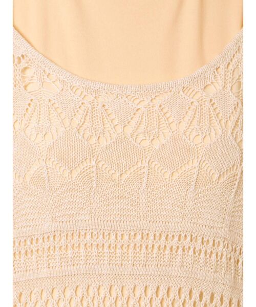 LAGUNAMOON（ラグナムーン）の「編み柄レイヤードニットワンピース（ワンピース・レディース・ブラウン/ホワイト/ブルー・SMALL/MEDIUM）」の12枚目の写真