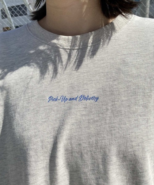 PBLIM(ページボーイリム)の「【PAGEBOYLIM】フルーツショップT(Tシャツ/カットソー・レディース・オートミール/チャコール・MEDIUM/LARGE)」の6枚目の写真