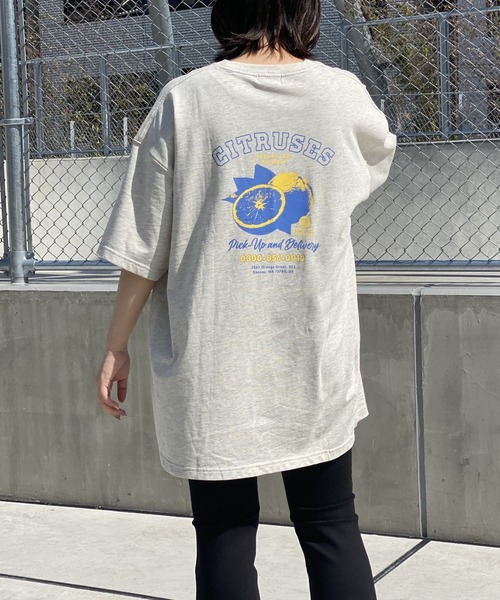 PBLIM(ページボーイリム)の「【PAGEBOYLIM】フルーツショップT(Tシャツ/カットソー・レディース・オートミール/チャコール・MEDIUM/LARGE)」の17枚目の写真