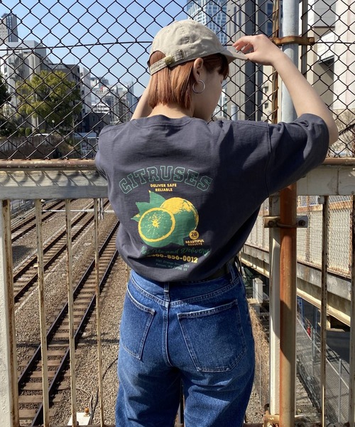 PBLIM(ページボーイリム)の「【PAGEBOYLIM】フルーツショップT(Tシャツ/カットソー・レディース・オートミール/チャコール・MEDIUM/LARGE)」の13枚目の写真