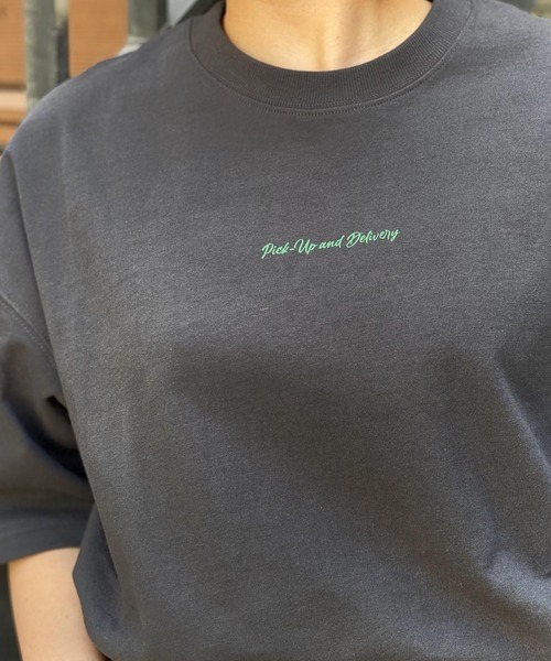 PBLIM(ページボーイリム)の「【PAGEBOYLIM】フルーツショップT(Tシャツ/カットソー・レディース・オートミール/チャコール・MEDIUM/LARGE)」の4枚目の写真