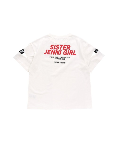 SISTER JENNI（SISTER JENNI）の「ロゴテープ切替Tシャツ（Tシャツ/カットソー・キッズ・ベージュ/オフホワイト/ブラック・130cm/140cm/150cm/160cm）」の20枚目の写真
