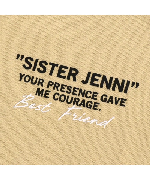 SISTER JENNI（SISTER JENNI）の「ロゴテープ切替Tシャツ（Tシャツ/カットソー・キッズ・ベージュ/オフホワイト/ブラック・130cm/140cm/150cm/160cm）」の14枚目の写真