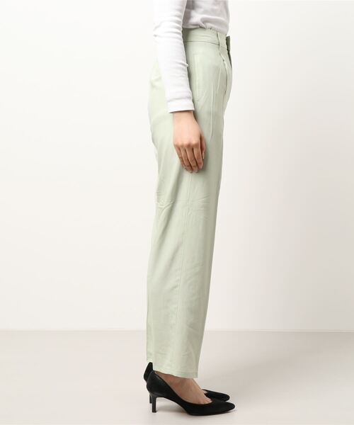 y/m by misato（イムバイミサト）の「テロトラウザーパンツ（スラックス・レディース・ブラック/グリーン/オレンジ/ベージュ・FREE）」の20枚目の写真