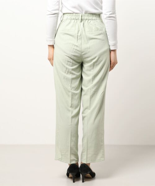 y/m by misato（イムバイミサト）の「テロトラウザーパンツ（スラックス・レディース・ブラック/グリーン/オレンジ/ベージュ・FREE）」の12枚目の写真