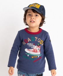 DOUBLE_B（ダブルビー）の「スニーカープリント長袖Ｔシャツ（Tシャツ/カットソー・キッズ）」