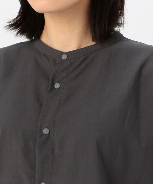 GYMPHLEX(ジムフレックス)の「◇【1906】半袖ドローコードシャツ PEB WOMEN(シャツ/ブラウス・レディース・ホワイト/ライトグレー/サックスブルー/ダークグレー・14)」の13枚目の写真