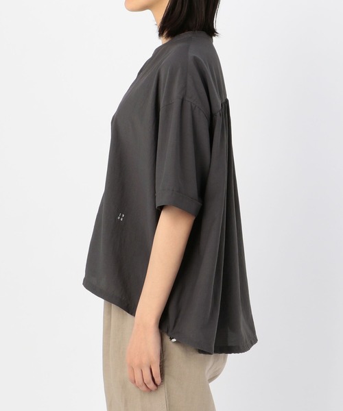 GYMPHLEX(ジムフレックス)の「◇【1906】半袖ドローコードシャツ PEB WOMEN(シャツ/ブラウス・レディース・ホワイト/ライトグレー/サックスブルー/ダークグレー・14)」の20枚目の写真