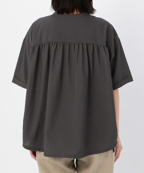 GYMPHLEX(ジムフレックス)の「◇【1906】半袖ドローコードシャツ PEB WOMEN(シャツ/ブラウス・レディース・ホワイト/ライトグレー/サックスブルー/ダークグレー・14)」の21枚目の写真