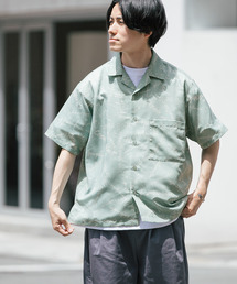 ITEMS URBANRESEARCH | ロゴプリント オープンカラー半袖シャツ(シャツ/ブラウス)