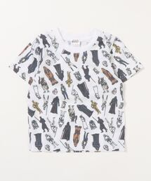 Disney（ディズニー）の「【 STAR WARS 】KIDS キャラクター総柄Ｔシャツ（Tシャツ/カットソー・キッズ）」