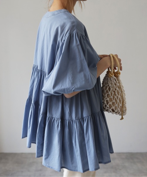Bonjour diary チュニックブラウス　2y ブルー Bonjour Diary - INSPIREme-輸入子供服の通販セレクトショップ