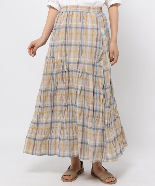 studio CLIP(スタディオクリップ)の「アソートクリンクルスカート(スカート・レディース・ブラウン/その他1/その他2・MEDIUM/LARGE)」の1枚目の写真