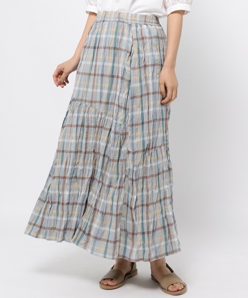 studio CLIP(スタディオクリップ)の「アソートクリンクルスカート(スカート・レディース・ブラウン/その他1/その他2・MEDIUM/LARGE)」の3枚目の写真