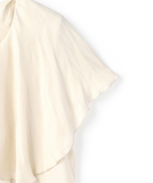 N.O.R.C（ノーク）の「フリルカラーブラウス（シャツ/ブラウス・レディース・ラベンダー/ブラック/ピンク/アイボリー・M/S）」の14枚目の写真