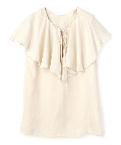 N.O.R.C（ノーク）の「フリルカラーブラウス（シャツ/ブラウス・レディース・ラベンダー/ブラック/ピンク/アイボリー・M/S）」の10枚目の写真