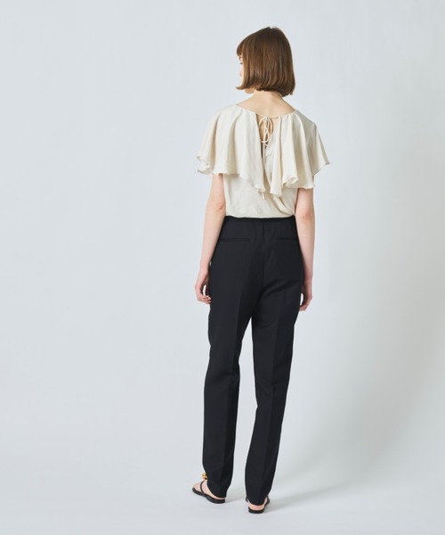 N.O.R.C（ノーク）の「フリルカラーブラウス（シャツ/ブラウス・レディース・ラベンダー/ブラック/ピンク/アイボリー・M/S）」の12枚目の写真