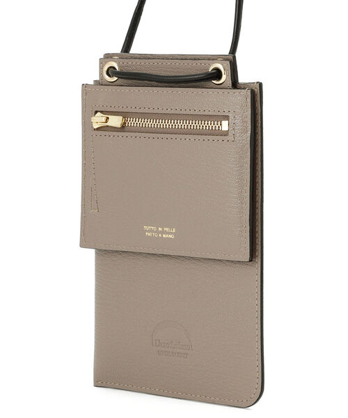【新品】別注ラルコバレーノスマートダブルショルダーウォレット グレー スマートショルダーウォレット 803 | L'arcobaleno