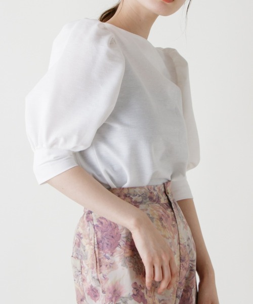 C Kastane C gather puff tee ギャザーパフティー C Kastane C gather puff tee ギャザーパフティー - メルカリ