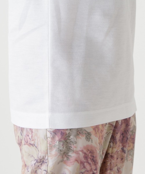 Kastane(カスタネ)の「パフギャザーTee(Tシャツ/カットソー・レディース・オフホワイト/グリーン/ネイビー/ブルー系その他・FREE)」の18枚目の写真