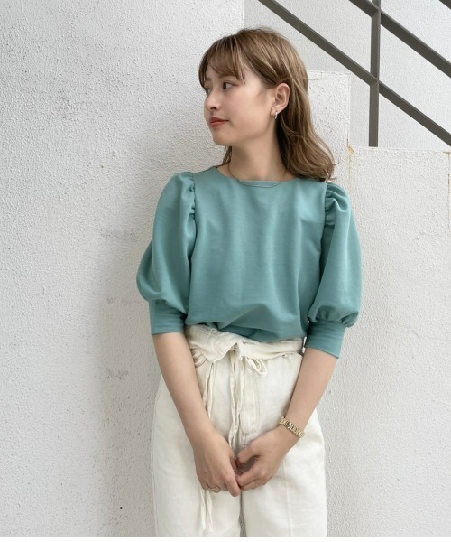 C Kastane C gather puff tee ギャザーパフティー C Kastane C gather puff tee ギャザーパフティー - メルカリ
