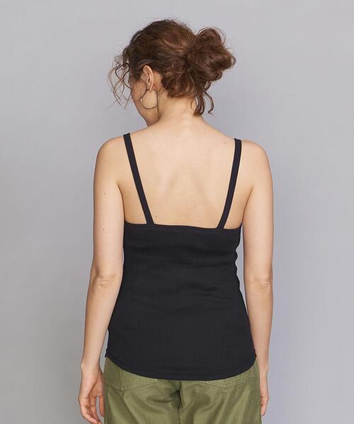 Lepidos（レピドス）の「＜Lepidos＞スクエアネックニットキャミソール ◆（キャミソール・レディース・ホワイト/ブラック/モカ・FREE）」の6枚目の写真