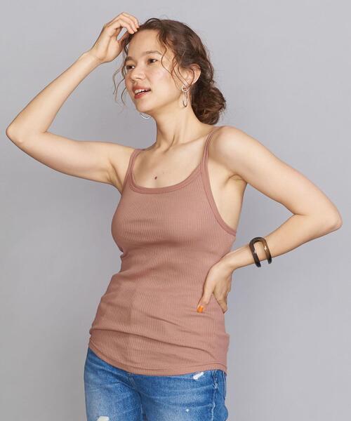 Lepidos（レピドス）の「＜Lepidos＞スクエアネックニットキャミソール ◆（キャミソール・レディース・ホワイト/ブラック/モカ・FREE）」の11枚目の写真