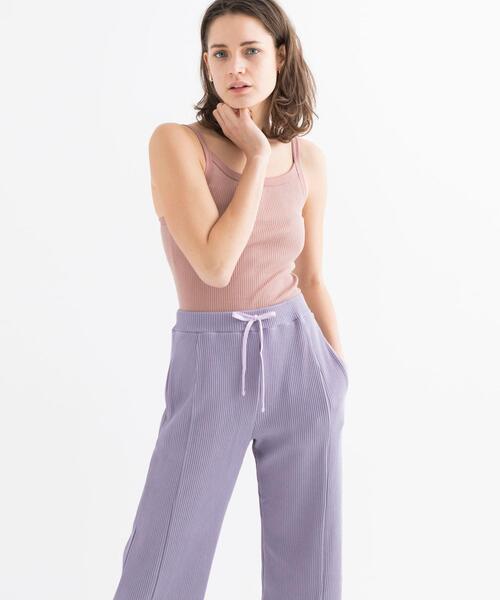 Lepidos（レピドス）の「＜Lepidos＞スクエアネックニットキャミソール ◆（キャミソール・レディース・ホワイト/ブラック/モカ・FREE）」の12枚目の写真