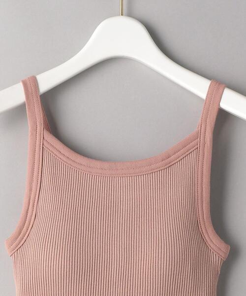 Lepidos（レピドス）の「＜Lepidos＞スクエアネックニットキャミソール ◆（キャミソール・レディース・ホワイト/ブラック/モカ・FREE）」の18枚目の写真